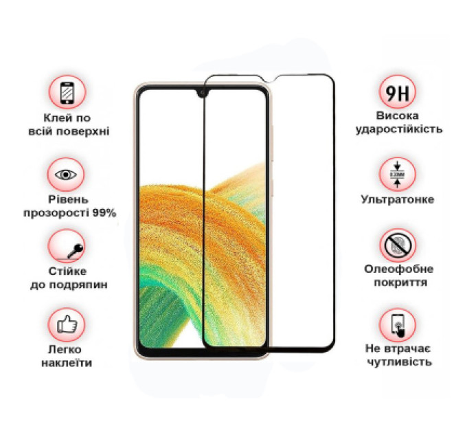 BeCover Скло захисне BeCover Samsung Galaxy A34 5G SM-A346 Black (708840)