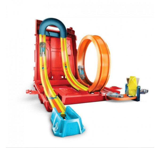 Hot Wheels Автотрек Hot Wheels Турботрюки серії Track Builder Unlimited (HDX78)