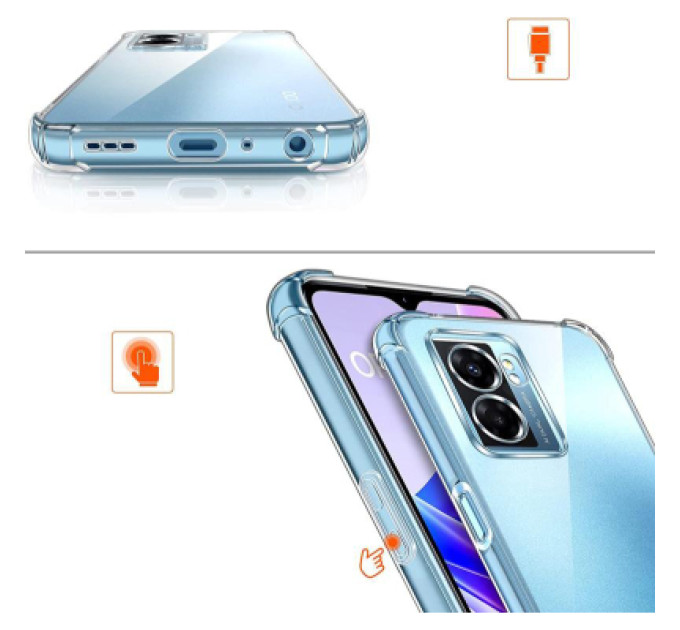 BeCover Чохол до мобільного телефона BeCover Anti-Shock Oppo A57s Clear (708893)