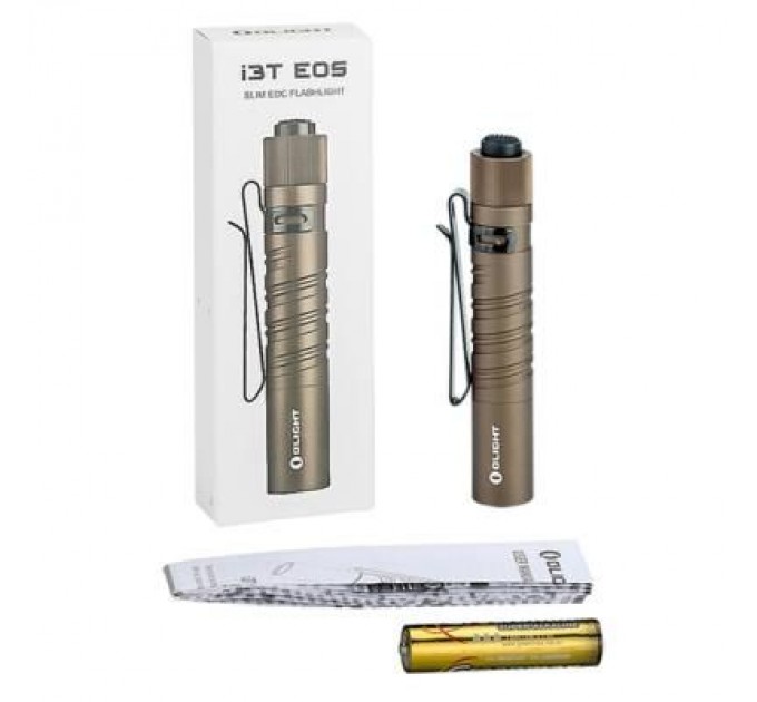 Olight Ліхтар Olight I3T EOS Desert Tan