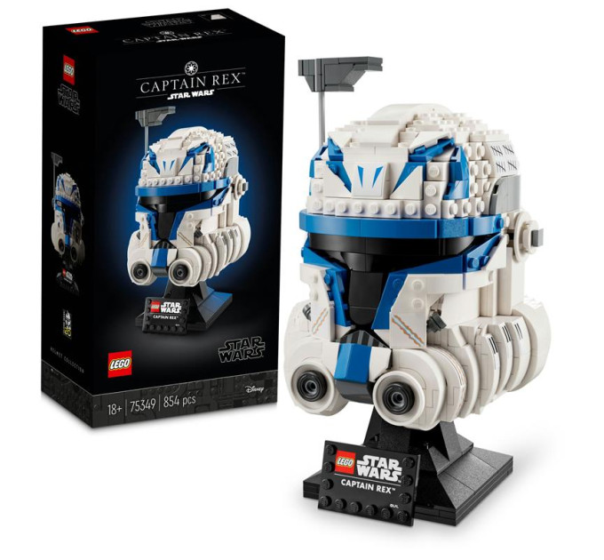 LEGO Конструктор LEGO Star Wars Шолом капітана Рекса 854 деталі (75349)