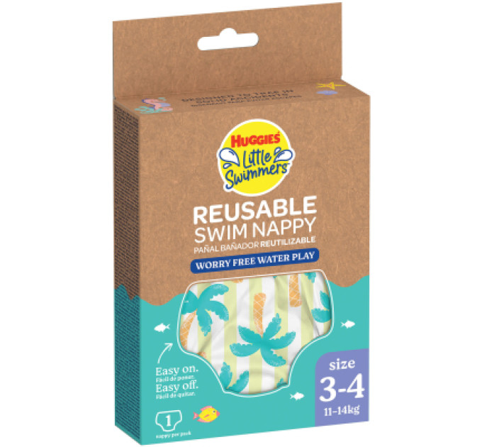 Huggies Підгузки Huggies Little Swimmers Розмір 3-4 багаторазові для плавання 1 шт (5029053583051)
