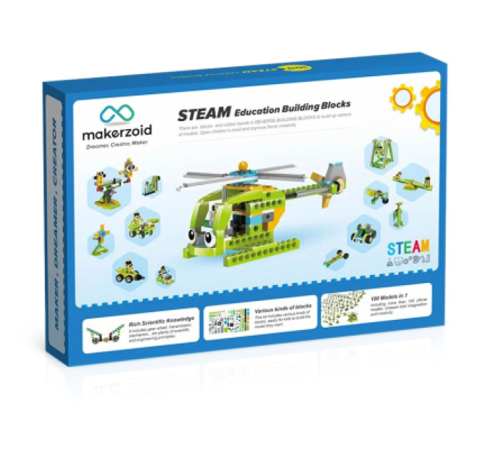 Makerzoid Конструктор Makerzoid Diverse Building Blocks (MKZ-BK-DB)