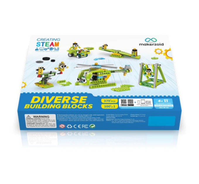 Makerzoid Конструктор Makerzoid Diverse Building Blocks (MKZ-BK-DB)