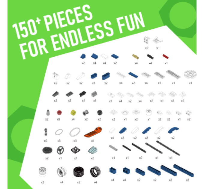 Makerzoid Конструктор Makerzoid Fun Building Blocks (MKZ-BK-FB)
