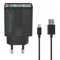 Grand-X Зарядний пристрій Grand-X 5V 2,1A Black + cable USB-Lightning (CH15LTB)